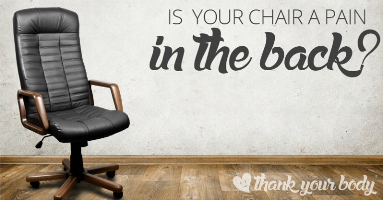 Is your chair a pain in the back? Learn why your chair may cause back pain.