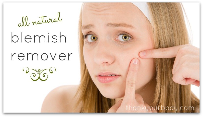 All natural blemish remover. So cool!