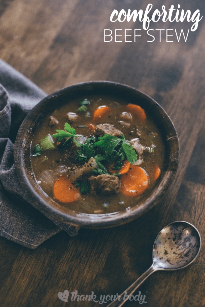 Beef stew is one of the most comforting dishes I know. It's perfect for a chilly day, or whenever you want some nourishing real food.