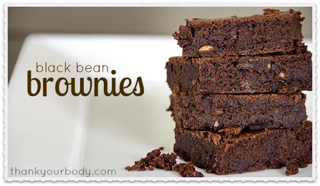 Black bean brownies... No, really. They are yummy!