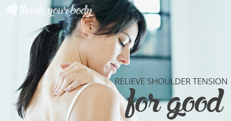 Many people deal with neck and shoulder tension. Learn a simple technique to help relieve and reduce shoulder tension and feel more relaxed throughout your day.