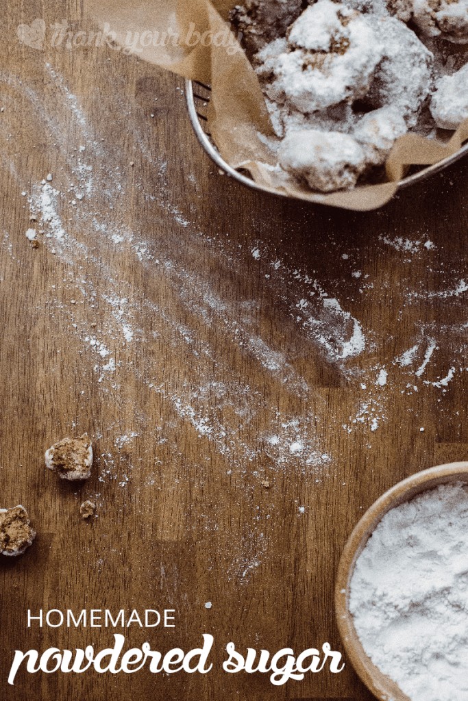 Homemade powdered sugar is super easy to make, and if you choose a quality sweetener it's also a lot better for you. Learn how to make it!