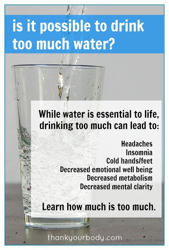 Are you drinking too much water? Learn why it is possible to over do the H20. www.opcionesdevida.com