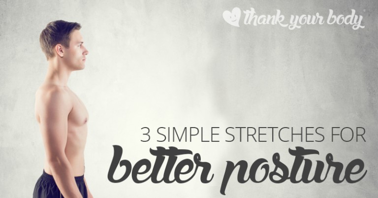 3 simple stretches for better posture. Good to know!