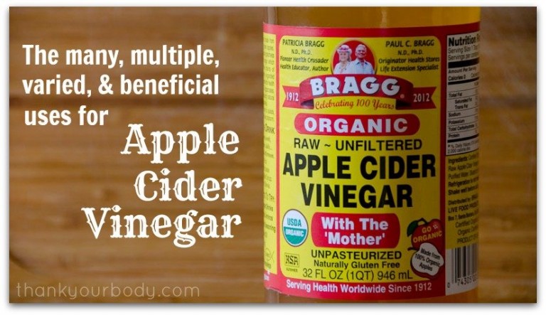 There are so many uses for apple cider vinegar! Who knew?