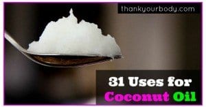 31 Uses for Coconut Oil - this stuff is amazing! www.opcionesdevida.com