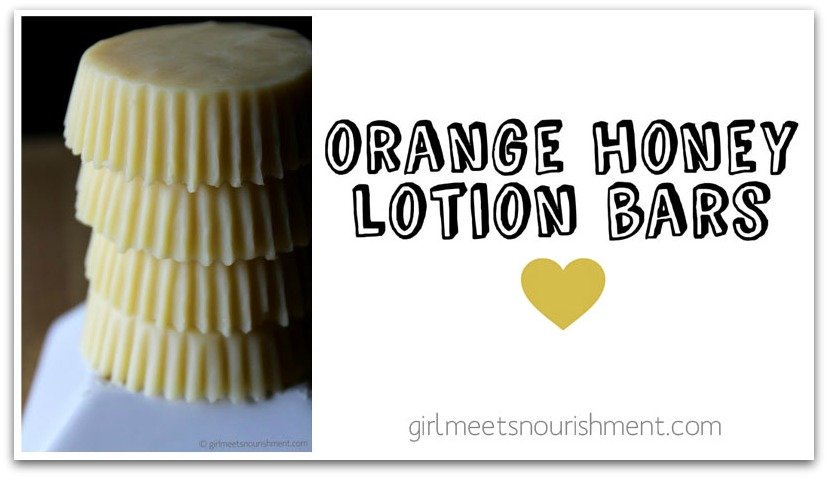 Orange honey lotion bars! Have to make these!