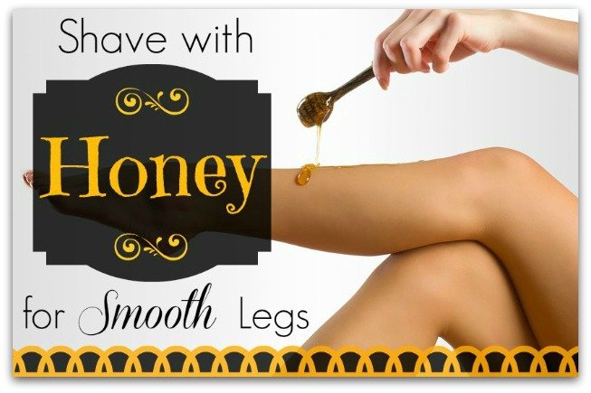 Shave with honey for smooth legs!