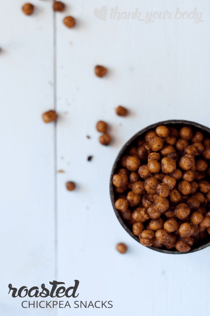 Healthy Roasted Chickpea Snacks in BBQ, Salt and Vinegar, and Chili-lime flavors.