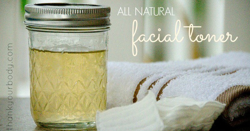Super easy and all natural facial toner. Only two ingredients!