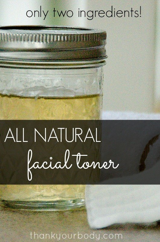 Super easy and all natural facial toner. Only two ingredients!