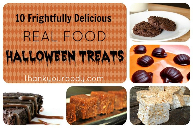 Oh, yes! 10 delicious (and healthy) real food Halloween treats. Perfect.