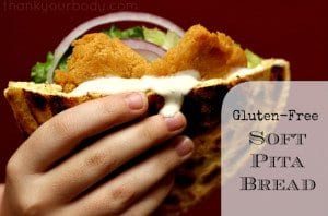 Enjoy pita bread again with this easy gluten free recipe!