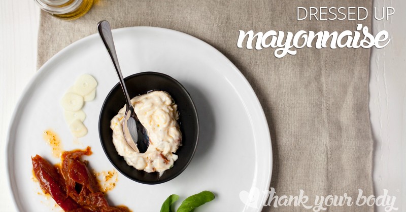 Basil and sun dried tomato, Jalapeno and Chili, or Garlic Aioli...these dressed up mayonnaise spreads are easy to make and spice up any sandwich!