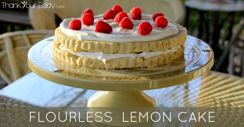 Fresh Meyer lemons and almond flour make this cake flavorful, grain free and so tasty!