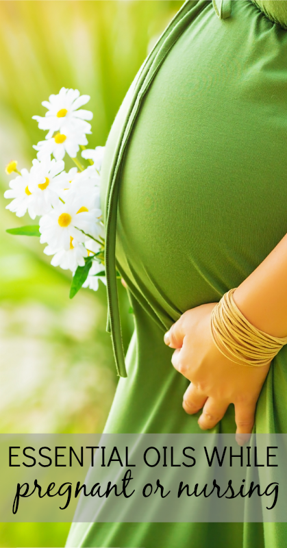 Learn how to use essential oils safely while pregnant or nursing.