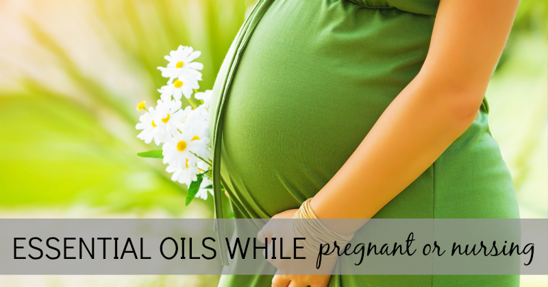 Learn how to use essential oils safely while pregnant or nursing.