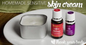 Homemade skin cream for sensitive skin. A great alternative to other eczema creams.