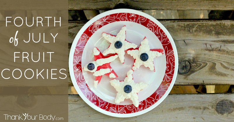 These cookies are a healthy but cute addition to your Fourth-of-July celebration!