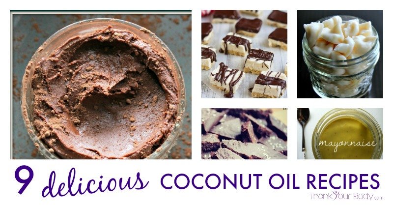 8 amazing recipes using coconut oil. Oh yum!!