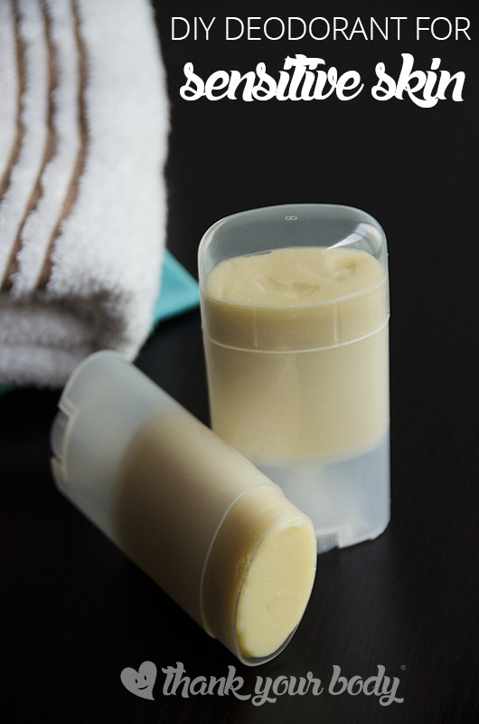 This homemade deodorant is my absolute favorite and perfect for sensitive skin. Plus it's easy to make and super effective it. Try it!