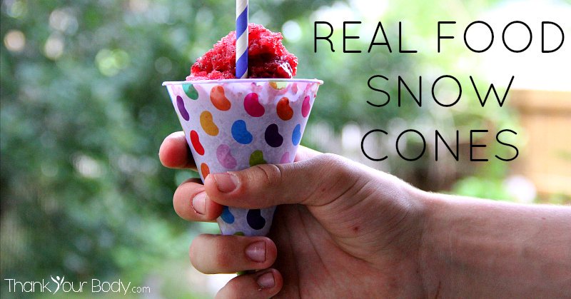 No corn syrup or artificial food dye here! Real food snow cones made of nothing but whole fruit.