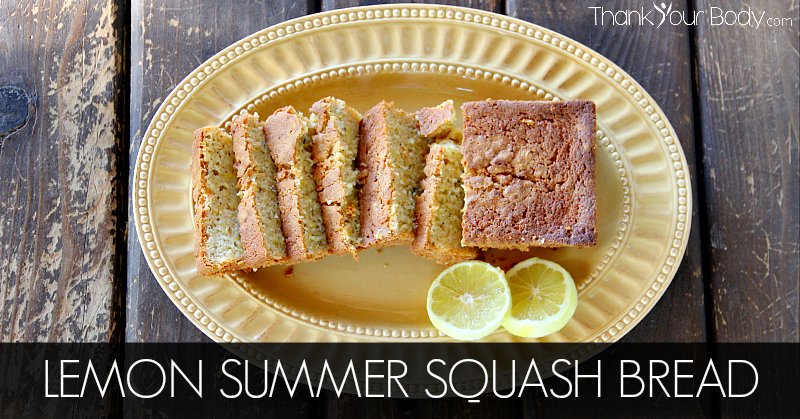 Summer squash, lemon zest, fresh yogurt...just a few of the healthy ingredients in this delicious Lemon Summer Squash Bread