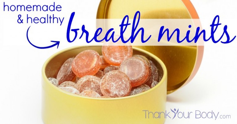 These homemade healthy breath mints are amazing and not full of toxic crap. Sounds good to me.