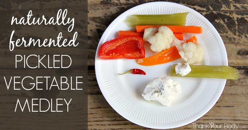 This naturally fermented pickled vegetable medley is easy to make, and so good for you!