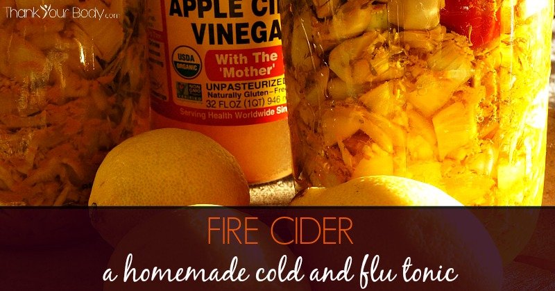 Fire cider is a wonderful homemade tonic to use during cold and flu season!
