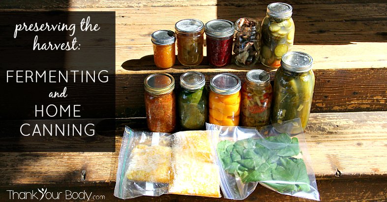 Preserving the harvest part one: Helpful information on preserving food by fermentation and home canning.