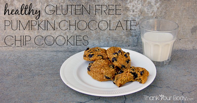 These chewy and delicious pumpkin chocolate chip cookies are made of oat flour...healthy, easy to make and the texture is amazing!