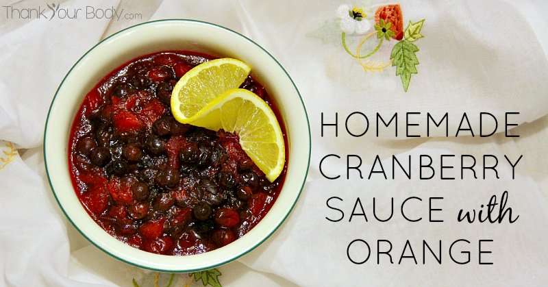 It's easy to make homemade cranberry orange sauce! Try this delicious and healthy recipe for your holiday meal.