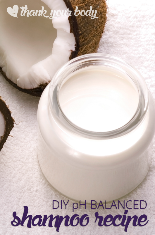 Most natural shampoo recipes are not pH balanced which can lead to scalp issues. Try this simple & frugal natural homemade pH balanced shampoo recipe.