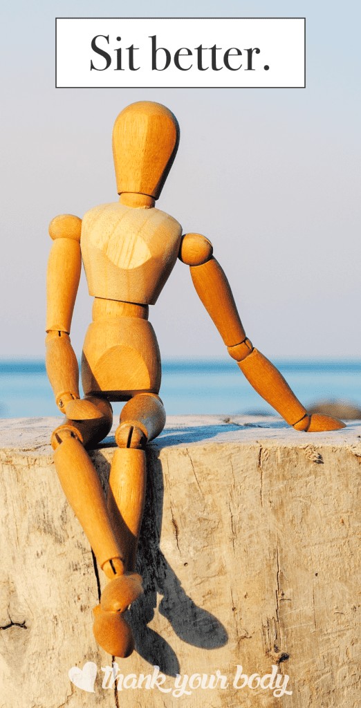 What does your sitting posture have to do with low back pain? Lots! Learn how to sit properly and the one single tip that will keep your back healthy.