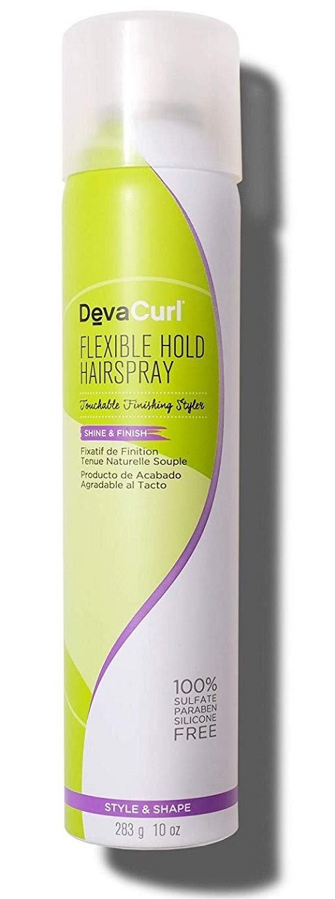 devacurl flexible hold styling hairspray