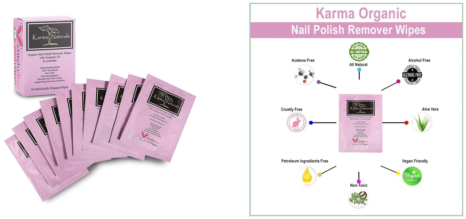 nail polish remover wipes