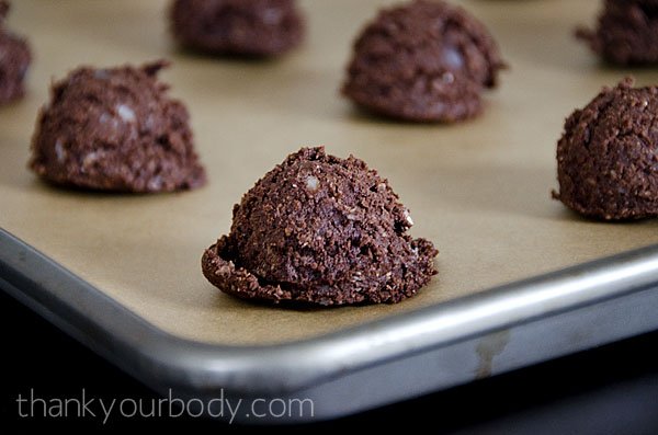 Double chocolate cookies (using only REAL ingredients)