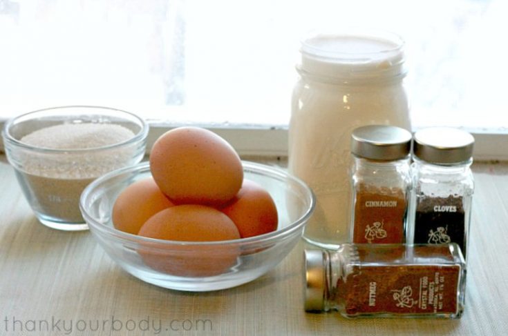 All Natural Holiday Eggnog