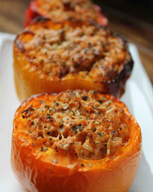 Vegetarian Stuffed Bell Peppers