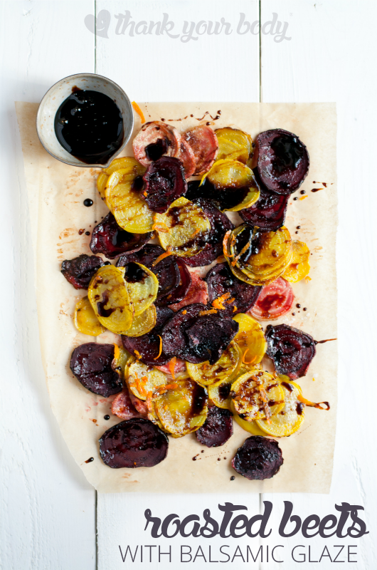 Roasted Beets with Balsamic Glaze