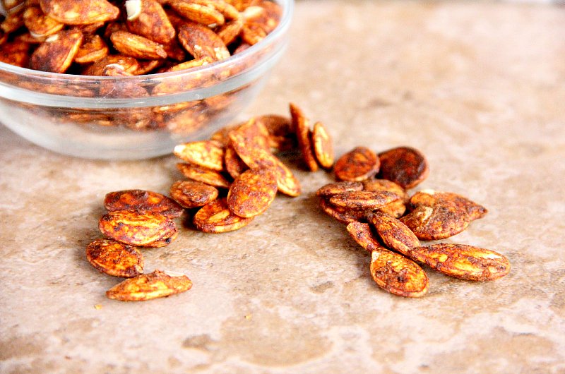 Cajun Roasted Spicy Pumpkin Seeds